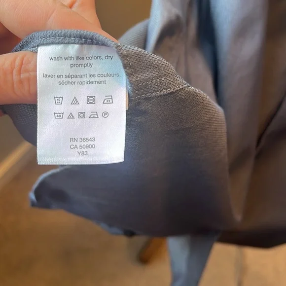 Calvin Klein Slate Grey Mens Dress Shirt - M 15 32/33 - Picture 5 of 7